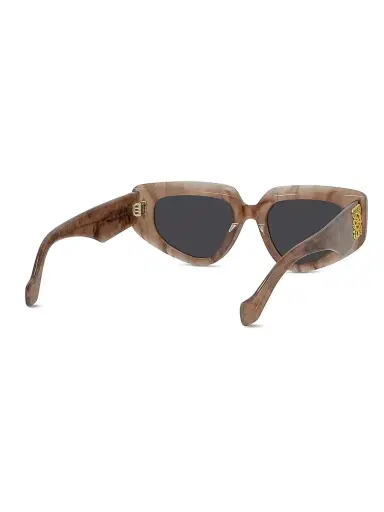 Loewe Women's Anagram 51MM Butterfly Sunglasses - Coloured Horn Smoke | Thumbnail 6