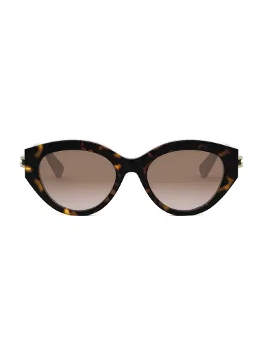 BVLGARI Women's B. Zero1 53MM Oval Sunglasses - Dark Havana Brown | Thumbnail 2