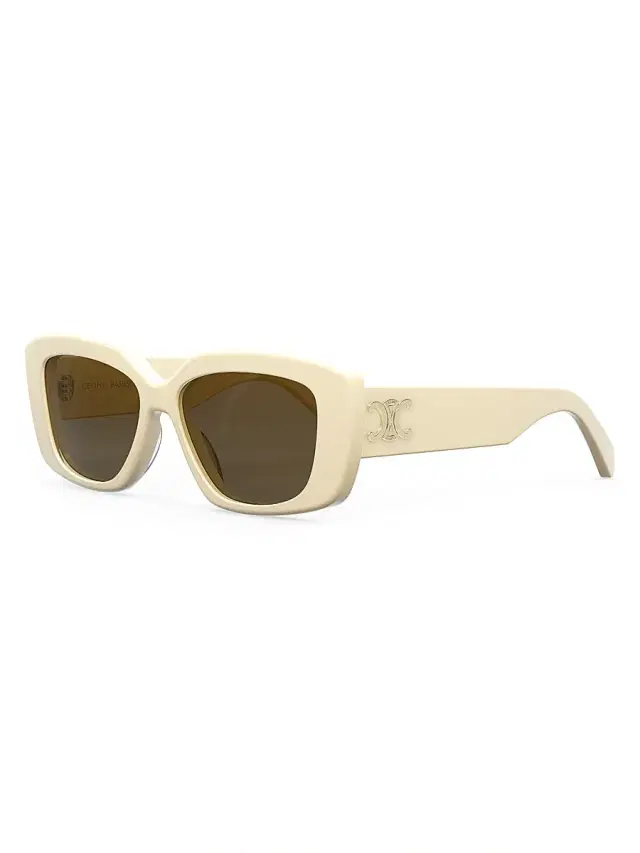 CELINE Women's Triomphe 55MM Rectangular Sunglasses -