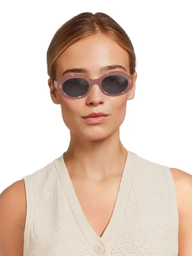 CELINE Women's Triomphe 52MM Oval Sunglasses - Dusty Rose Grey