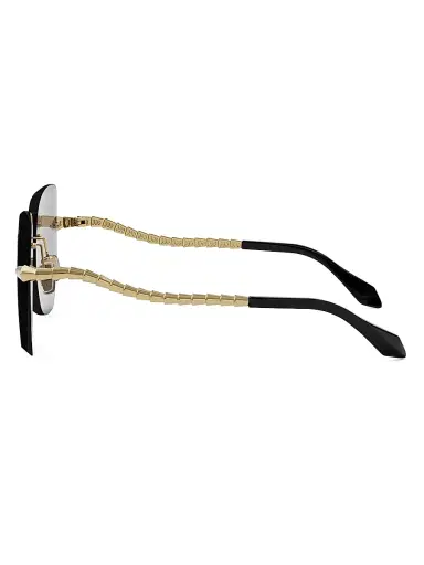 BVLGARI Women's Serpenti Viper 59MM Geometric Sunglasses | Thumbnail 3
