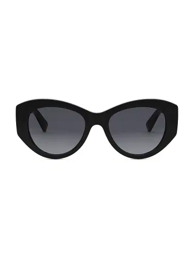 BVLGARI Women's Tubogas 52MM Oval Sunglasses - Black Gold Black | Thumbnail 2 BVLGARI Women's Tubogas 52MM Oval Sunglasses - Black Gold Black | Thumbnail 2