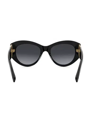 BVLGARI Women's Tubogas 52MM Oval Sunglasses - Black Gold Black | Thumbnail 5 BVLGARI Women's Tubogas 52MM Oval Sunglasses - Black Gold Black | Thumbnail 5