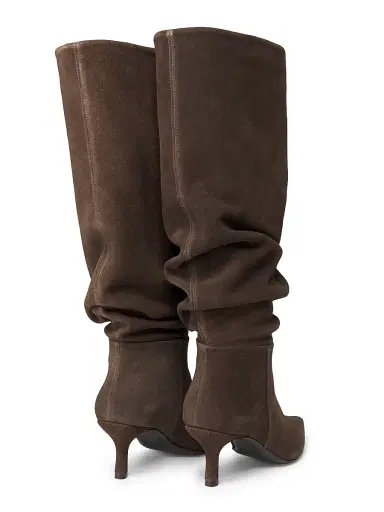 Simkhai Women's Jordi 6MM Suede Slouch Boots - Cacao | Thumbnail 3