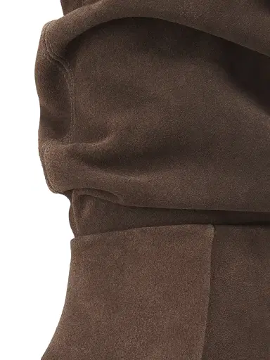 Simkhai Women's Jordi 6MM Suede Slouch Boots - Cacao | Thumbnail 5