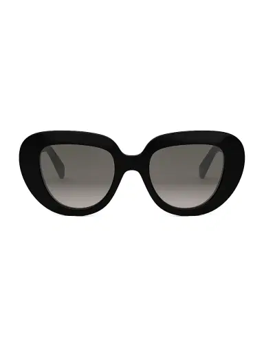 CELINE Women's  3 Dots 51MM Butterfly Sunglasses - Black Grey | Thumbnail 2