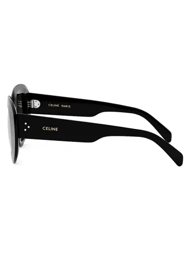 CELINE Women's  3 Dots 51MM Butterfly Sunglasses - Black Grey | Thumbnail 3