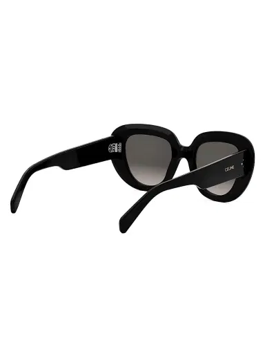 CELINE Women's  3 Dots 51MM Butterfly Sunglasses - Black Grey | Thumbnail 6