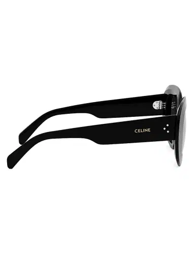 CELINE Women's  3 Dots 51MM Butterfly Sunglasses - Black Grey | Thumbnail 7