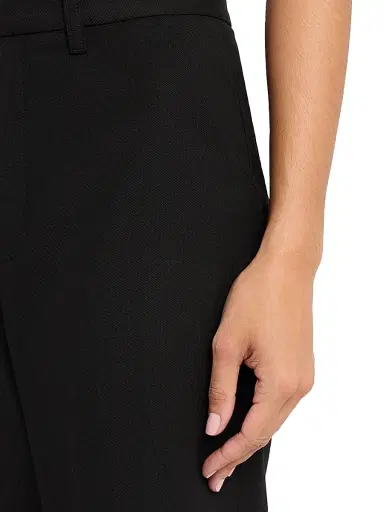 A.L.C. Women's Hirsh Wool Straight-Leg Pants - Black | Thumbnail 5