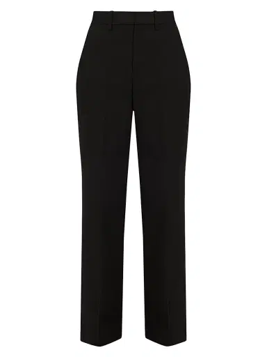 A.L.C. Women's Hirsh Wool Straight-Leg Pants - Black | Thumbnail 1