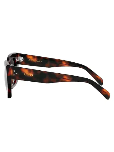 Celine Women's 3 Dots 53MM Tortoiseshell Square Sunglasses | Thumbnail 3