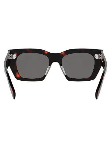 Celine Women's 3 Dots 53MM Tortoiseshell Square Sunglasses | Thumbnail 5