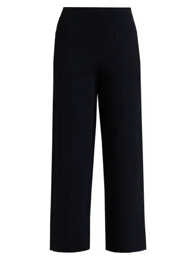 A.L.C. Women's Corey Knit Wide-Leg Pants - Navy | Thumbnail 1