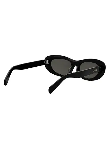 CELINE Women's Celine 3 Dots 54MM Rectangular Sunglasses - Black Grey | Thumbnail 6