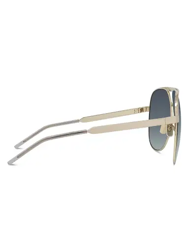 Givenchy Women's G Ride 62MM Aviator Sunglasses - Gold Grey | Thumbnail 7