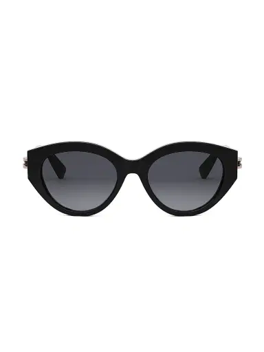 BVLGARI Women's B. Zero1 53MM Oval Sunglasses - Black Gold Black | Thumbnail 2