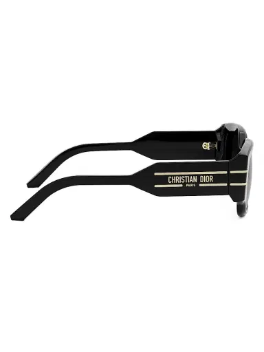 Dior Women's Signature S13I 52MM Rectangular Sunglasses - Black Gold Black | Thumbnail 7 Dior Women's Signature S13I 52MM Rectangular Sunglasses - Black Gold Black | Thumbnail 7