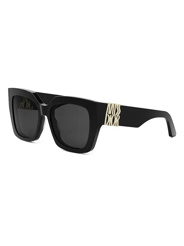 Dior Women's Miss S2I Square Sunglasses - Dark Grey Black