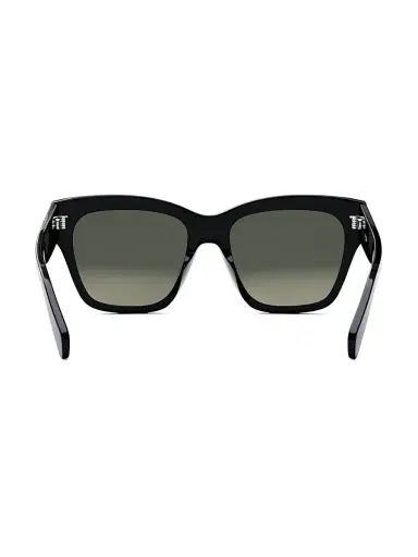CELINE Women's Triomphe 55MM Geometric Sunglasses - Shiny Black | Thumbnail 6