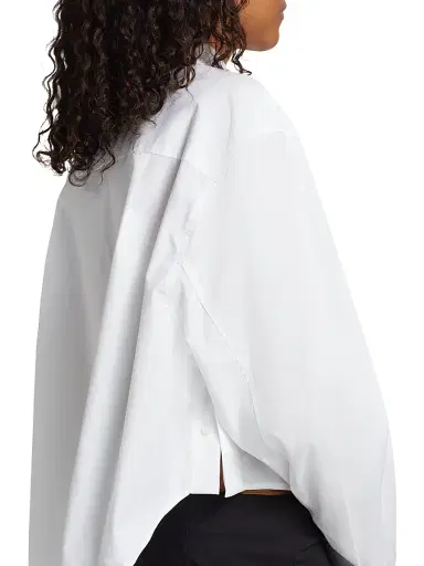 Simkhai Women's Renata Crop Shirt - White - Size XL | Thumbnail 6 Simkhai Women's Renata Crop Shirt - White - Size XL | Thumbnail 6