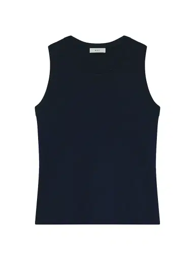 A.L.C. Women's Hadley Rib-Knit Cotton Tank - Maritime Navy | Thumbnail 1 A.L.C. Women's Hadley Rib-Knit Cotton Tank - Maritime Navy | Thumbnail 1