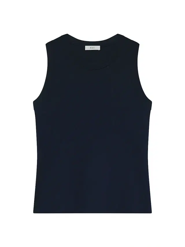 A.L.C. Women's Hadley Rib-Knit Cotton Tank - Maritime Navy