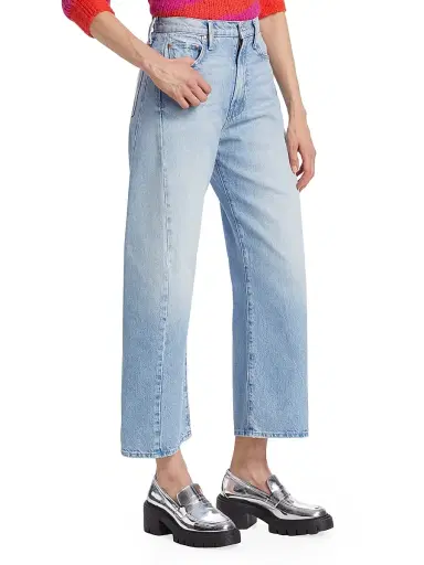 Mother Women's The Half Pipe High-Rise Straight-Leg Ankle Jeans - This Is How I Roll | Thumbnail 4
