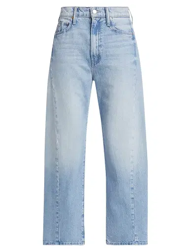 Mother Women's The Half Pipe High-Rise Straight-Leg Ankle Jeans - This Is How I Roll | Thumbnail 1