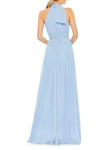 Mac Duggal Women's Sleeveless Chiffon Gown - Powder Blue - Size 24 | Thumbnail 2