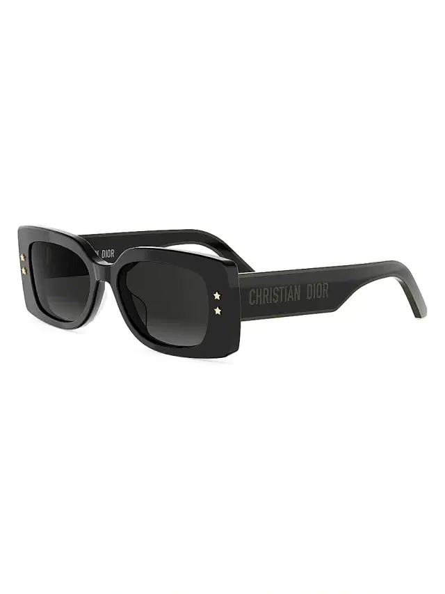 Dior Women's Pacific S1U Sunglasses - Black And Gradient Smoke