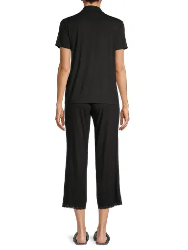 Natori Women's Feathers Essentials Pajama Set | Thumbnail 5 Natori Women's Feathers Essentials Pajama Set | Thumbnail 5
