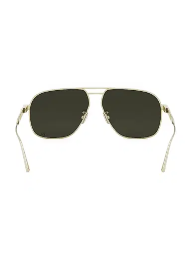 Dior Women's Cannage A3U 58MM Square Sunglasses - Gold Green | Thumbnail 5 Dior Women's Cannage A3U 58MM Square Sunglasses - Gold Green | Thumbnail 5