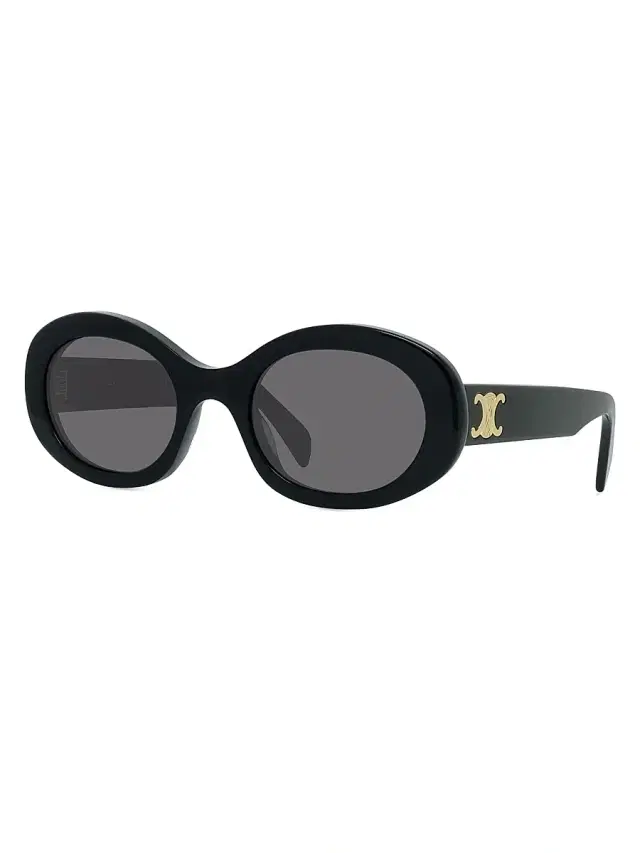 CELINE Women's Triomphe 52MM Oval Sunglasses - Black