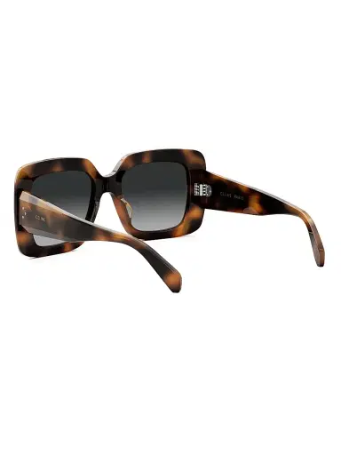 CELINE Women's Bold 54MM Square Sunglasses - Blonde Havana | Thumbnail 5
