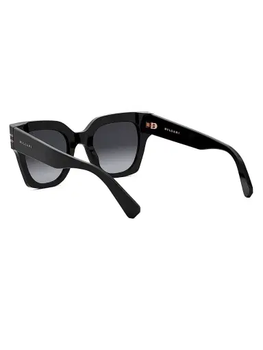 BVLGARI Women's B. ZERO1 49MM Butterfly Sunglasses - Black Grey Gradient | Thumbnail 4