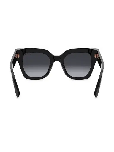 BVLGARI Women's B. ZERO1 49MM Butterfly Sunglasses - Black Grey Gradient | Thumbnail 5