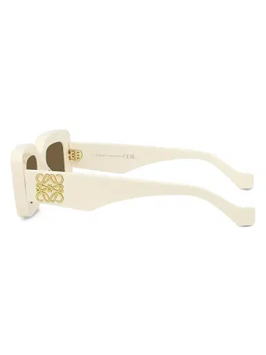 Loewe Women's Chunky Anagram Rectangle Sunglasses | Thumbnail 4