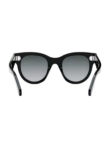 CELINE Women's 48MM Havana Square Sunglasses - Shiny Black | Thumbnail 5