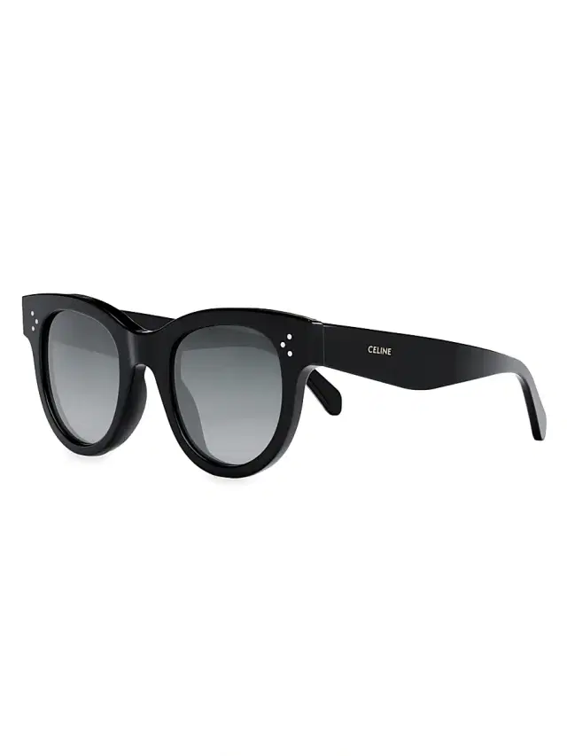 CELINE Women's 48MM Havana Square Sunglasses - Shiny Black