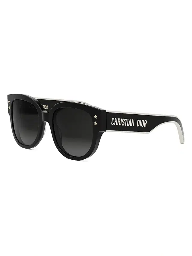 Dior Women's Pacific B2I 55MM Butterfly Sunglasses - Black Smoke Gradient