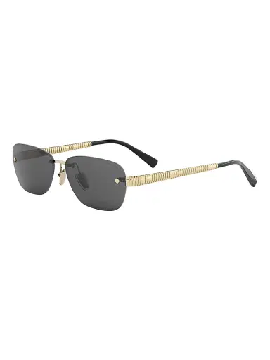 BVLGARI Women's Tubogas 55MM Rectangular Sunglasses - Gold Black | Thumbnail 1 BVLGARI Women's Tubogas 55MM Rectangular Sunglasses - Gold Black | Thumbnail 1