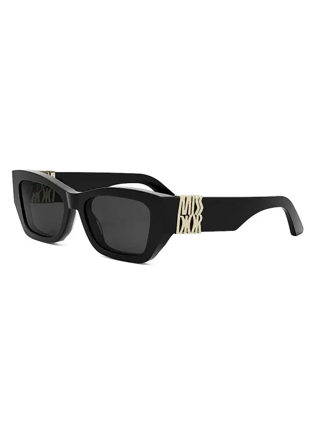 Dior Women's Miss S1I 55MM Square Sunglasses - Dark Grey Black