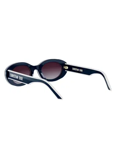 Dior Women's Pacific B4I 51MM Oval Sunglasses - Shiny Blue And Gradient Bordeaux | Thumbnail 4 Dior Women's Pacific B4I 51MM Oval Sunglasses - Shiny Blue And Gradient Bordeaux | Thumbnail 4