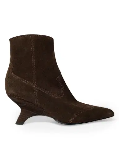 Simkhai Women's Shadow 75MM Suede Western Boots - Cacao | Thumbnail 1