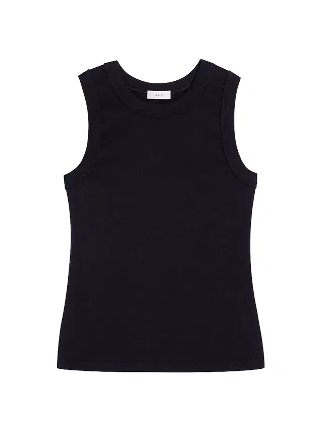Women's Hadley Rib-Knit Cotton Tank - Black