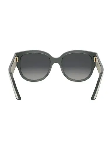 Dior Women's DiorPacific B2I 55MM Butterfly Sunglasses - Dark Green Smoke Gradient | Thumbnail 5