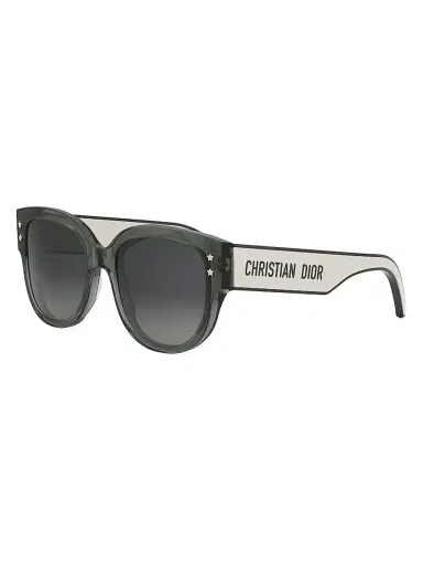 Dior Women's DiorPacific B2I 55MM Butterfly Sunglasses - Dark Green Smoke Gradient | Thumbnail 1