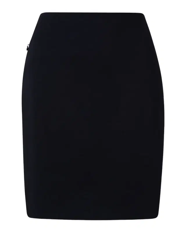 Akris punto Short Stretch-Jersey Skirt, Black