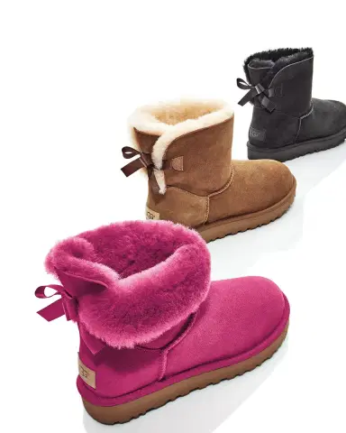 UGG Mini Bailey Bow II Shearling Fur Boots | Thumbnail 2